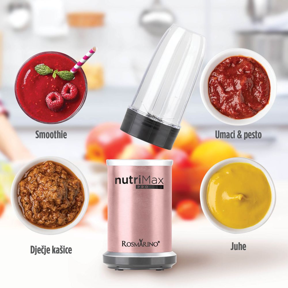 Blender NutriMax PRO,1000, Rose Gold slika 4