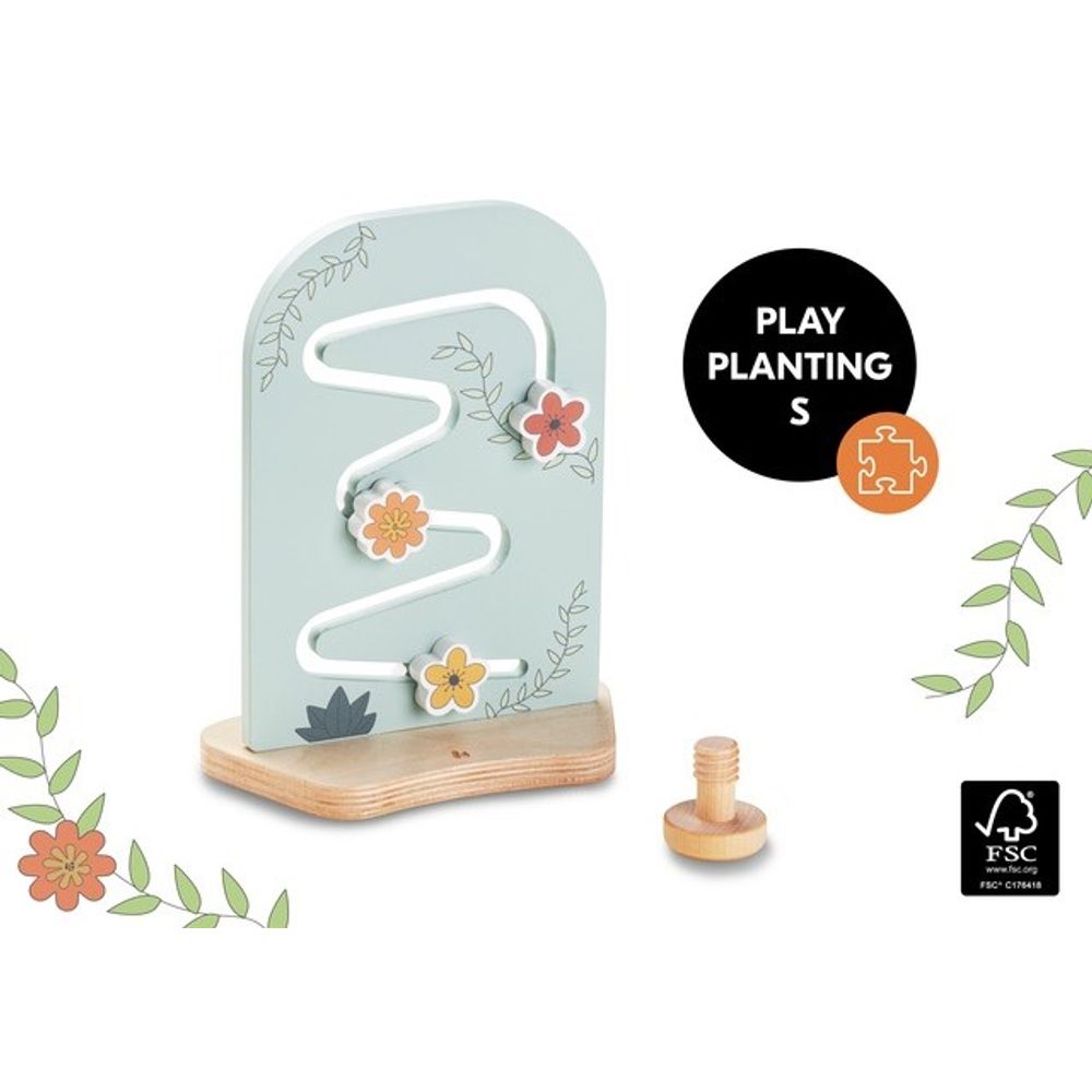 Hauck Drvena didaktička igračka Play Planting S slika 2