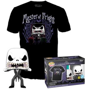 Set figure POP &#38; Tee Nightmare Before Christmas Jack Skellington Exclusive size XL