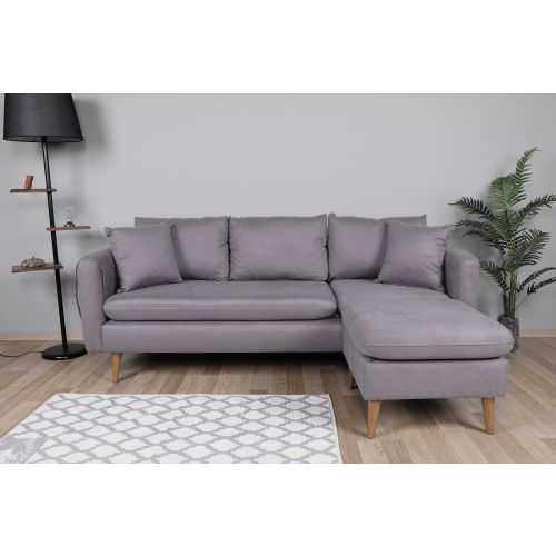 Atelier Del Sofa Sofia Ugaoni Kauč Desni Ugao - Siva slika 2