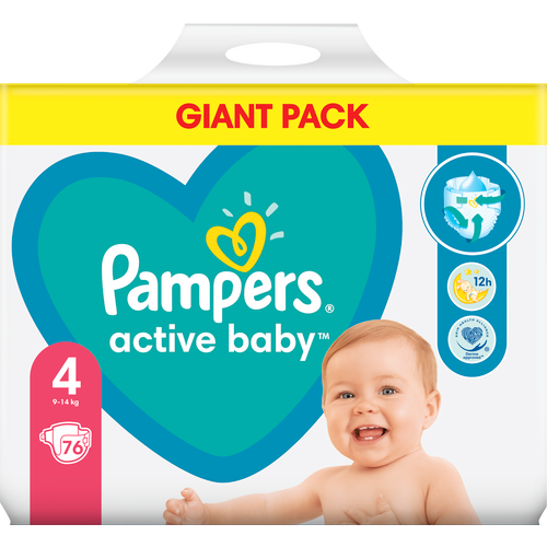 Pampers Active Baby Giant Pack slika 4