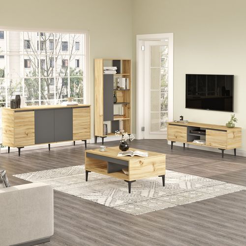 AR14-KA Oak
Anthracite Living Room Furniture Set slika 2