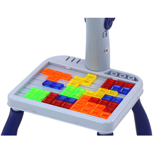 Mini projektor - Tetris / Stol 2 u 1 - Plavi jednorog slika 3