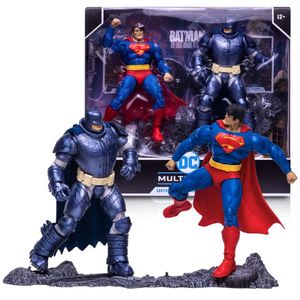 DC Comics Multiverse Superman + Armored Batman figura 18cm