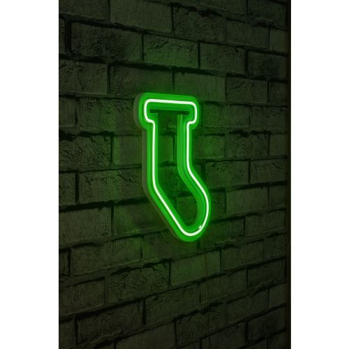 Wallity Ukrasna plastična LED rasvjeta, Socks - Green slika 1