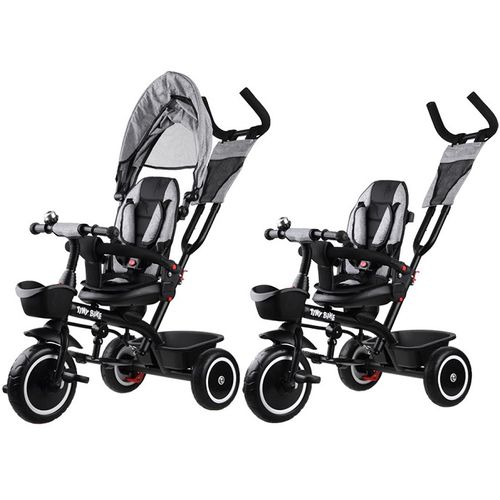 Tricikl Tiny bike 3 u 1 - Grey slika 6