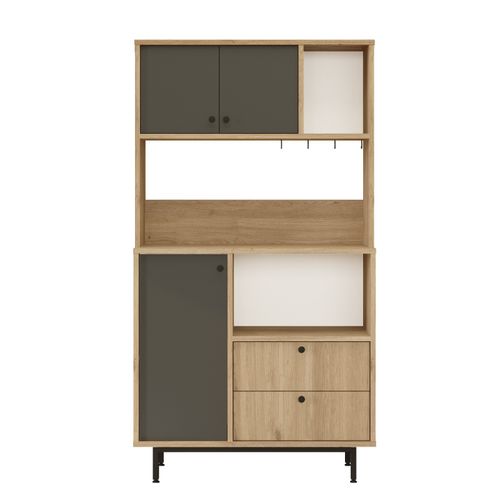 RE3-SA OakAnthracite Multi Purpose Cabinet slika 4