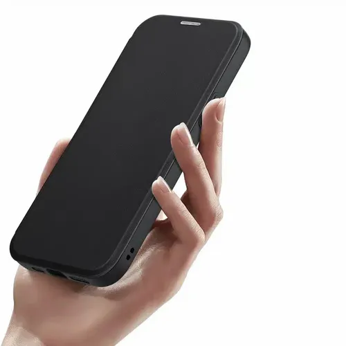 DUX DUCIS Skin X Pro - MagSafe kompatibilna preklopna torbica za Apple iPhone 15 crna slika 4
