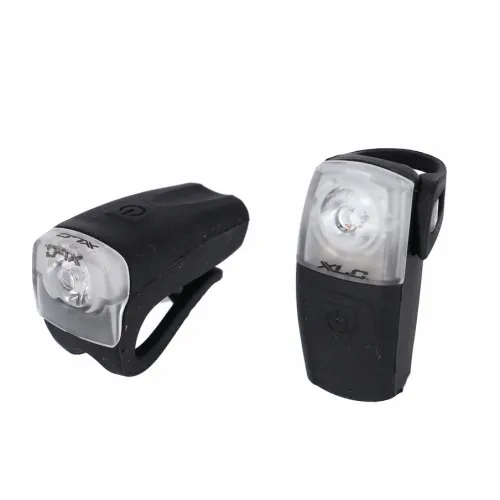 XLC set svjetla za bicikl CL-E16, 1x3 W bijelo, 1x 0,5 W crveno LED slika 1