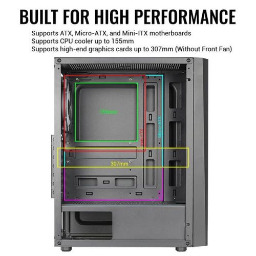 Kuciste AEROCOOL Delta-A-BK-v1 ACCM-PV45012.11 slika 7