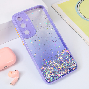 Torbica Frame Glitter za Samsung A356B Galaxy A35 5G ljubicasta