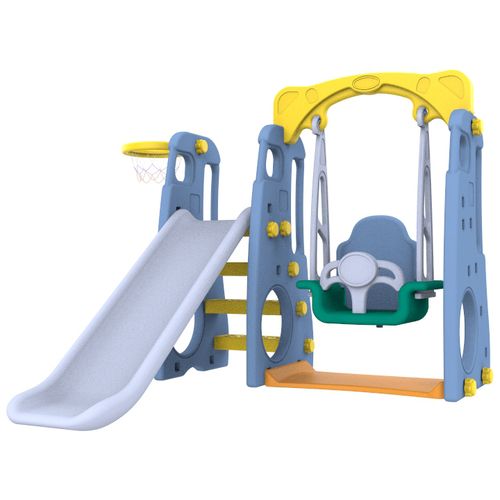 Set UNI - plastično dječje igralište - pastel plavi slika 1