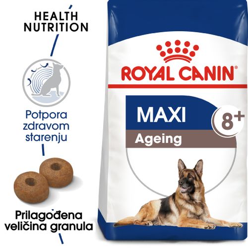 ROYAL CANIN SHN Maxi Ageing 8+, Potpuna hrana za pse starije od 8 godina velikih pasmina (od 26 do 44 kg), 15 kg slika 4