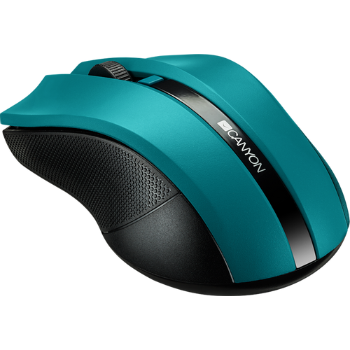 CANYON MW-5 2.4GHz wireless Optical Mouse with 4 buttons, DPI 800/1200/1600, Green, 122*69*40mm, 0.067kg slika 2