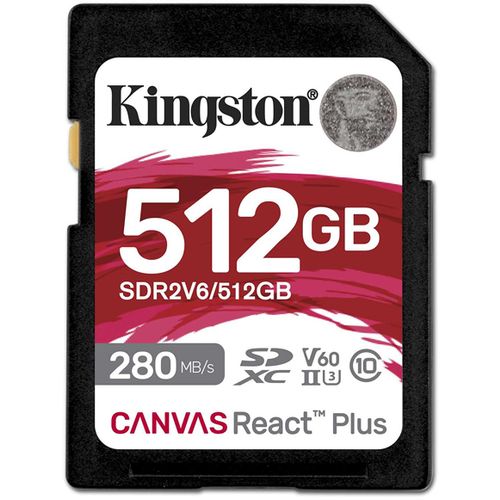 KINGSTON Memorijska kartica SDR2V6/512GB 512GB SDXC UHS-II 280R/150W U3 V60 slika 2