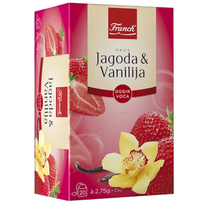 Franck Čaj Jagoda-Vanilija kutija 55 g 