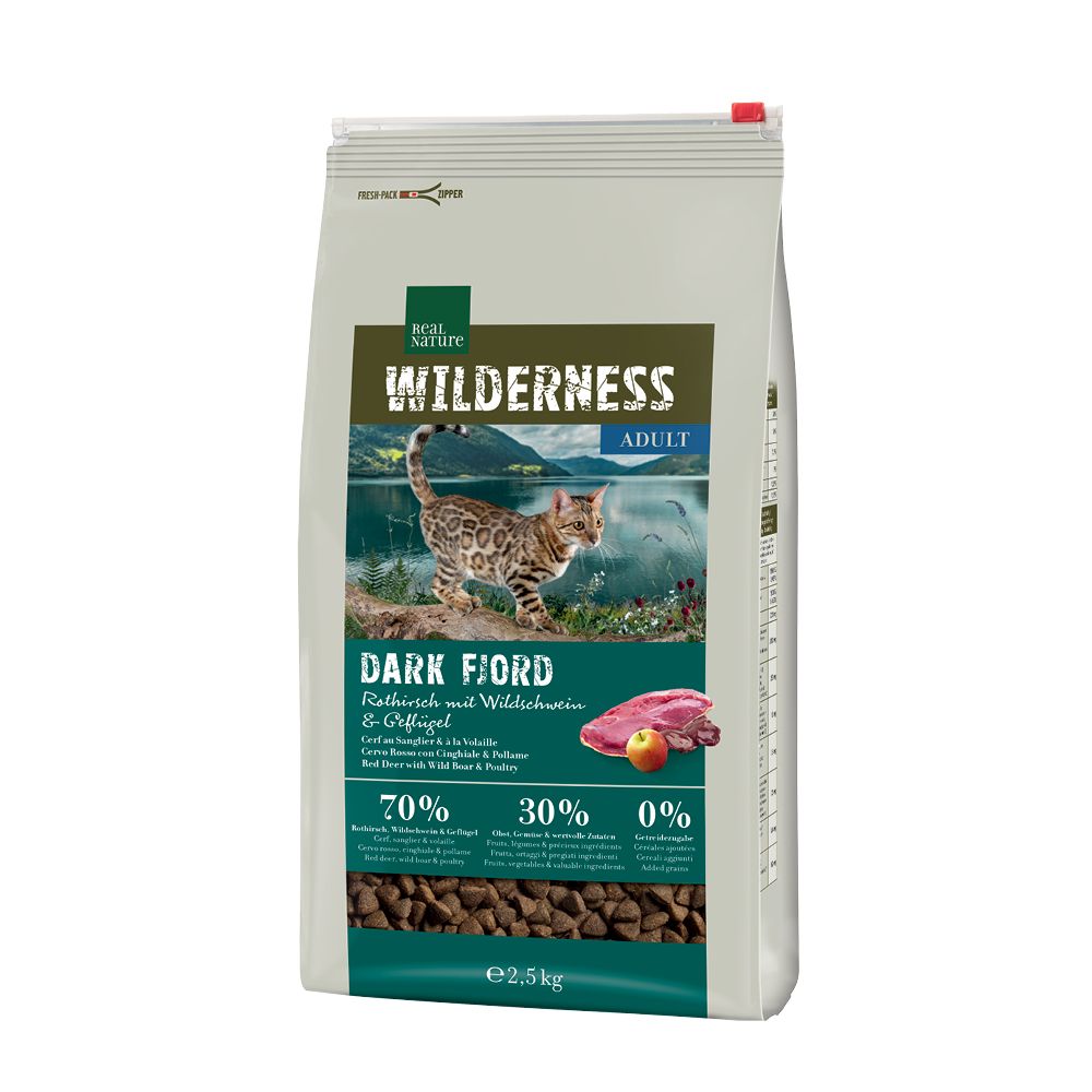 Real Nature Cat Wilderness Adult sob, vepar i perad 2,5 kg slika 1
