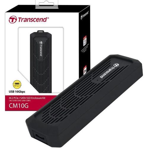 Transcend TS-CM10G M.2 PCIe/SATA SSD Enclosure Kit, 2280/2260/2242/2230, USB Type-C & Type-A (Up to 10Gb/s) slika 1