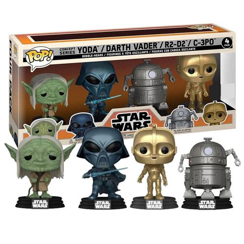 Funko Pop Star Wars: Konceptna Serija - Set od 4 Figurice slika 2