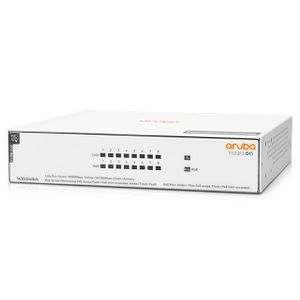 NET HP Aruba IOn 1430 8G 64W PoE Switch, R8R46A