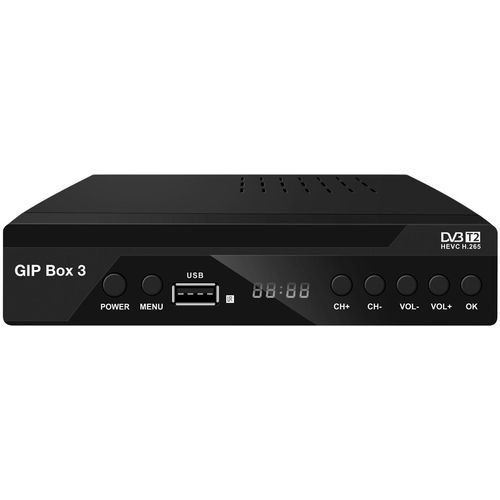 Golden Interstar Prijemnik zemaljski, DVB-T2, H.265, HDMI, SCART - GIP Box 3 slika 1