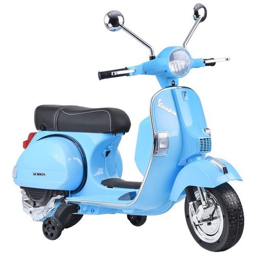 Vespa licencirani skuter na akumulator - plavi slika 1