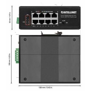 INT 8-Port Gbps PoE+ Switch 561624