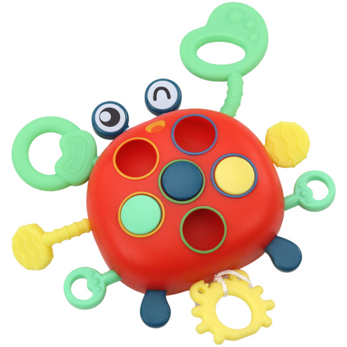 Rak senzorna interaktivna edukativna igračka - Grickalica za djecu slika 3