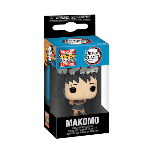 FUNKO POCKET POP KEYCHAIN Demon Slayer Makomo with flower headdress slika 2