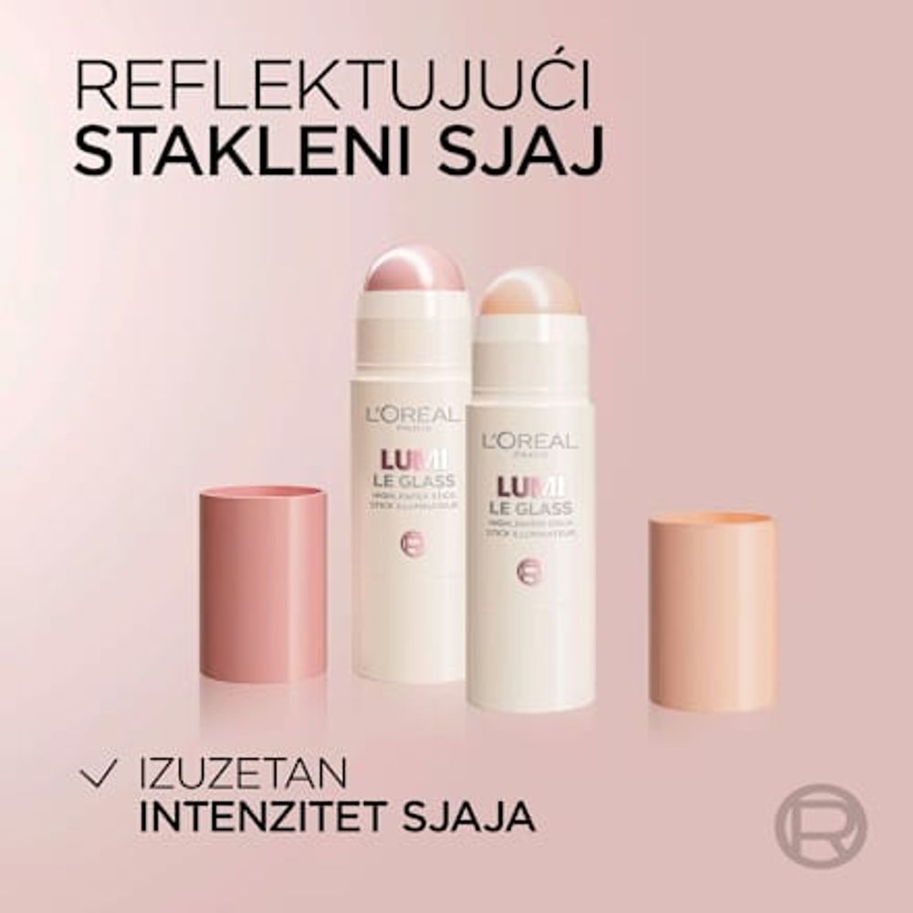 L'Oréal Paris Highlighter stick Lumi Glass 620 Pink slika 5