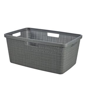 Curver korpa za cisti veš 46L siva JUTE 
