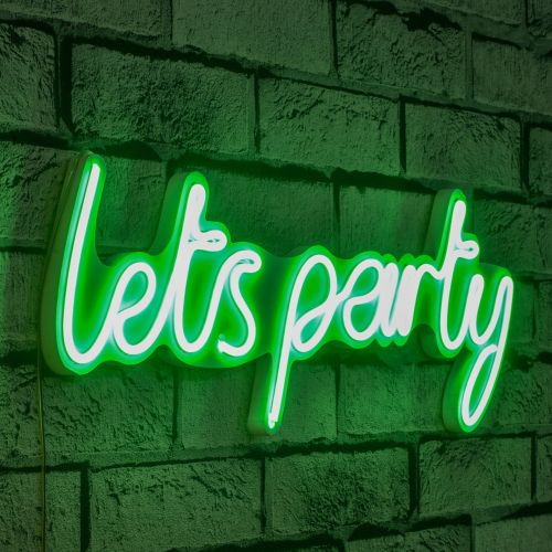 Wallity Ukrasna plastična LED rasvjeta, Lets Party - Green slika 8