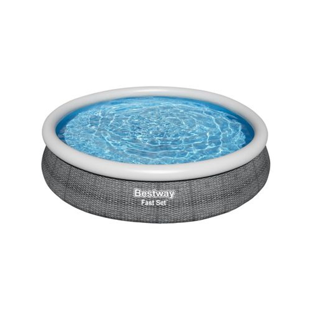 Bestway Bazen sa zračnim prstenom i filter pumpom 57445, 366x76 cm slika 2