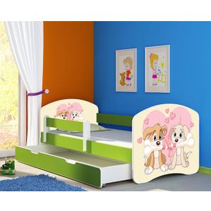 ACMA Dječiji krevet Acma II sa ladicom Green - 180x80cm - Dezen 12