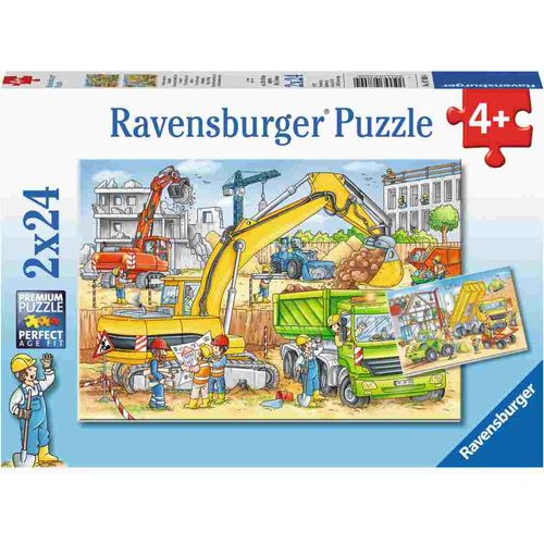 Ravensburger Puzzle rad na gradilištu 2x24kom slika 1