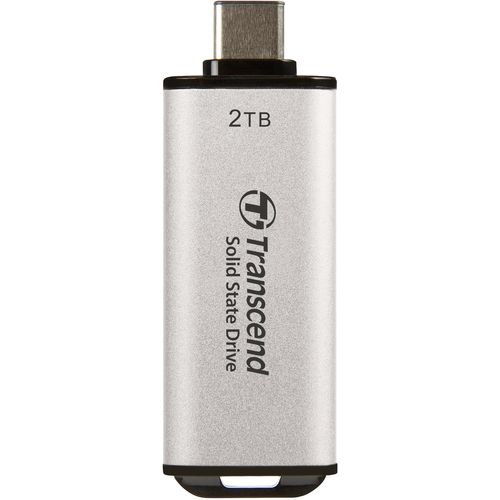 Transcend  TS2TESD300S 2TB, Portable SSD, ESD300S, USB 10Gbps, Type C,Silver slika 2