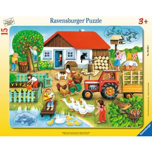 Ravensburger Puzzle Na farmi 15kom