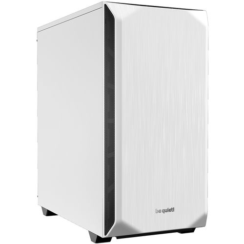 be quiet! BG035 PURE BASE 500 White, MB compatibility: ATX / M-ATX / Mini-ITX, Two pre-installed be quiet! Pure Wings 2 140mm fans, Ready for water cooling radiators up to 360mm slika 1