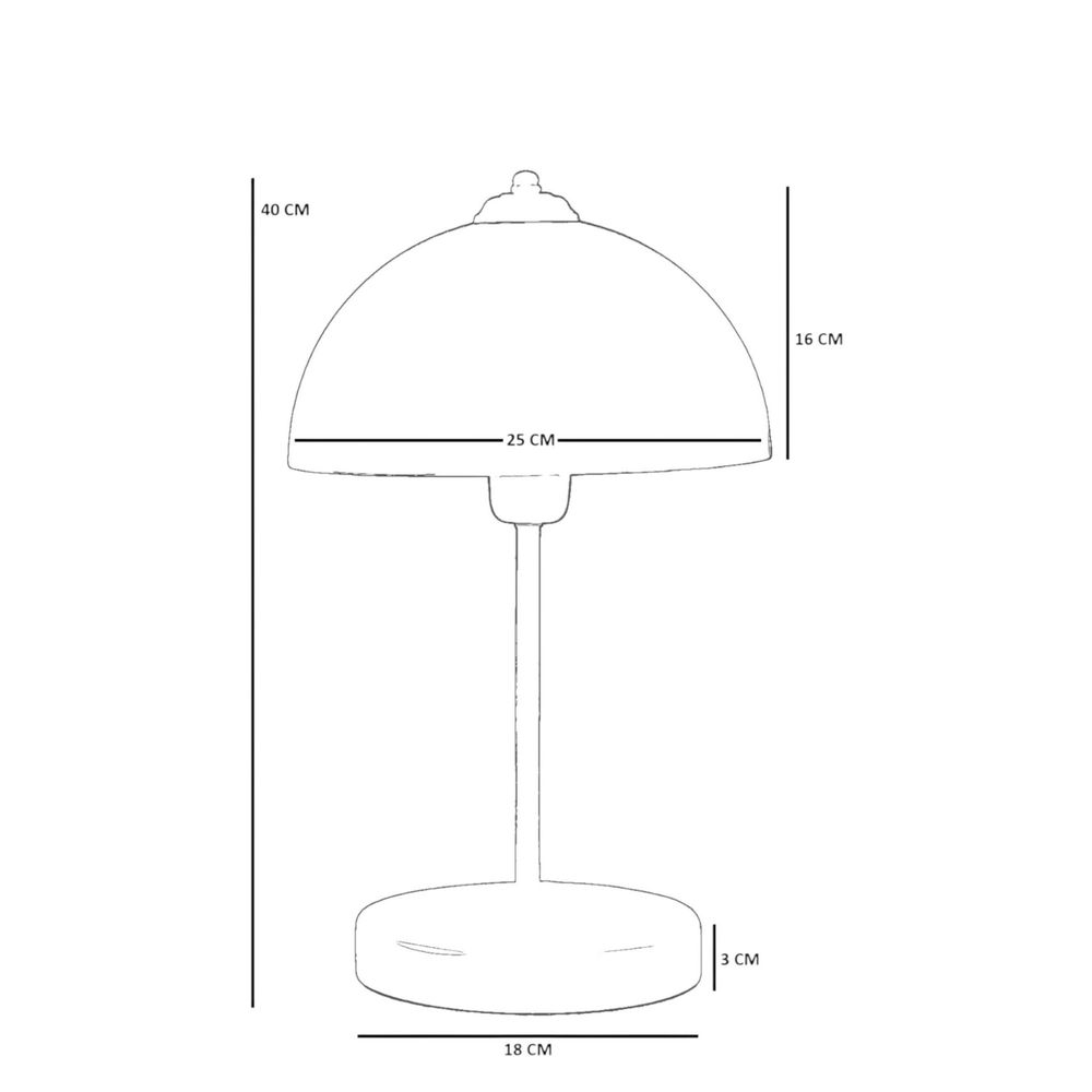 Siva Stolna Lampa 8894-3 slika 5