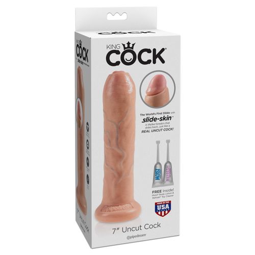 Dildo King Cock 21 cm Uncut slika 5