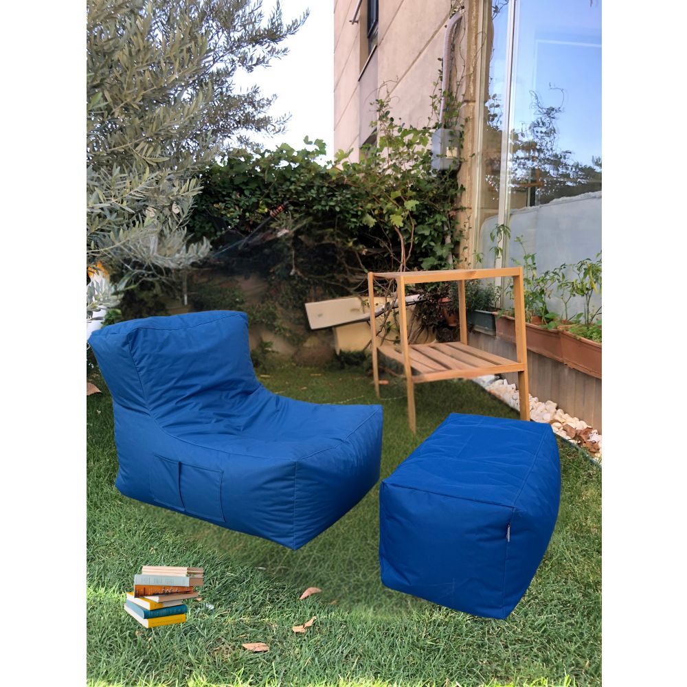 Xxl Sedir - Plavi Set Bean Bag-a (2 Komada) slika 1