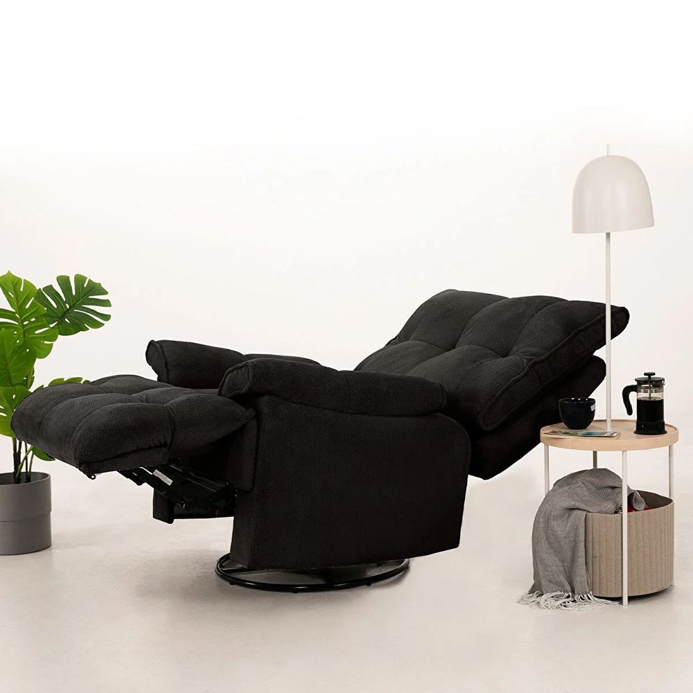 Električni Relax Fotelja - Crna slika 6