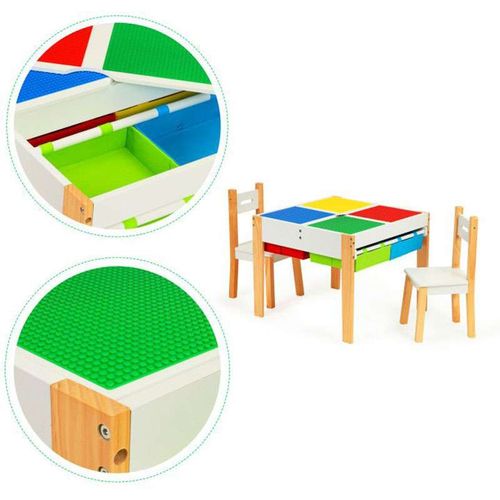 Eco Toys Dečiji Set Sto + 2 Stolice slika 7