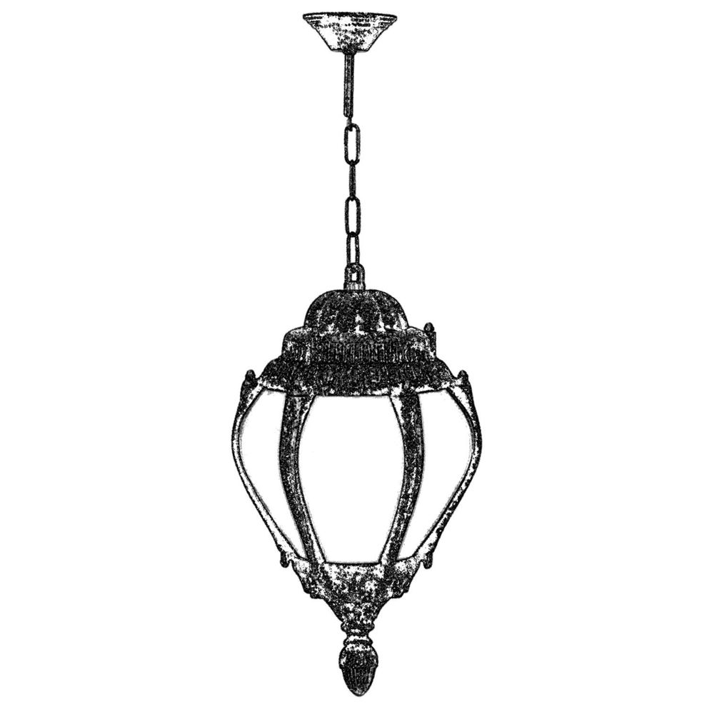 Vanjski Luster BFE-68202-BKR-OP u Braon Boji slika 2