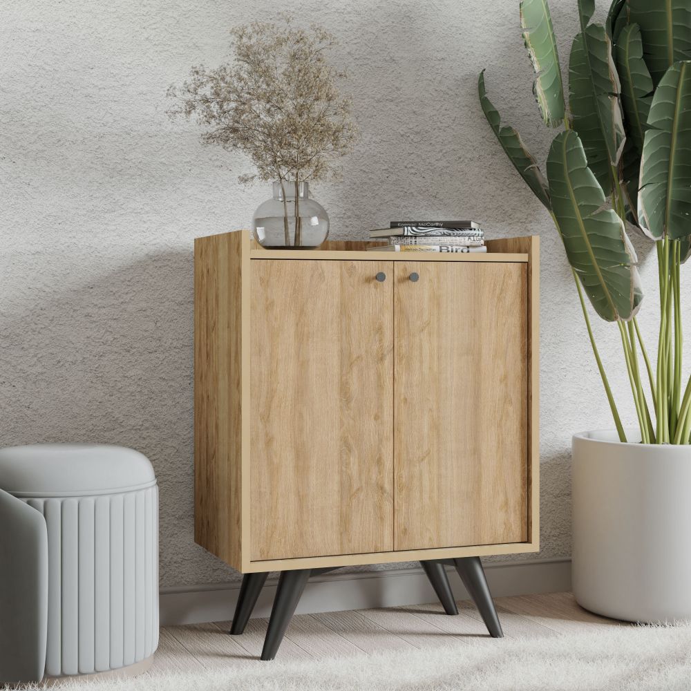 Seul OakBlack Višenamjenski Kabinet slika 2