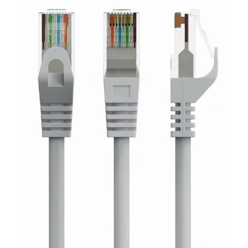 PP6U-CU-3M Gembird Mrezni kabl, CAT6 BAKARNI UTP Patch cord 3m grey slika 1