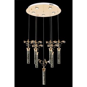 AV-1753-7ST Yellow Chandelier