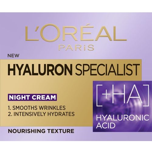 L'Oreal Paris Hyaluron Specialist noćna krema za vraćanje volumena 50ml slika 1