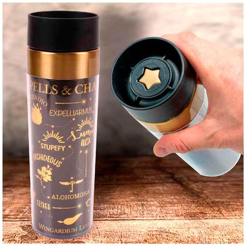 Harry Potter Spells and Charms premium travel thermo mug slika 2