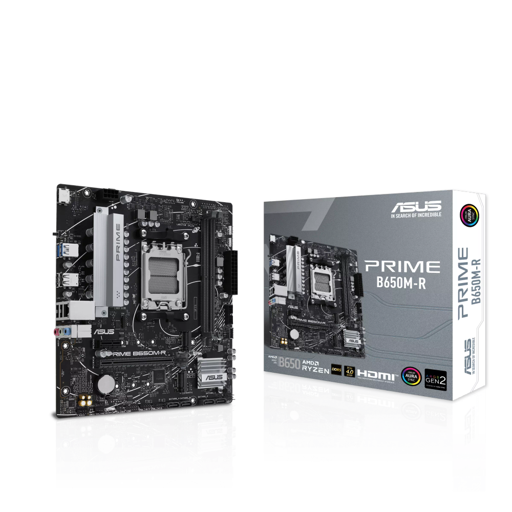 ASUS MB PRIME B650M-RB650, AM5; 2xDDR52x M.2;4xSATA,HDMI,6x USB, RAID,mATX slika 3